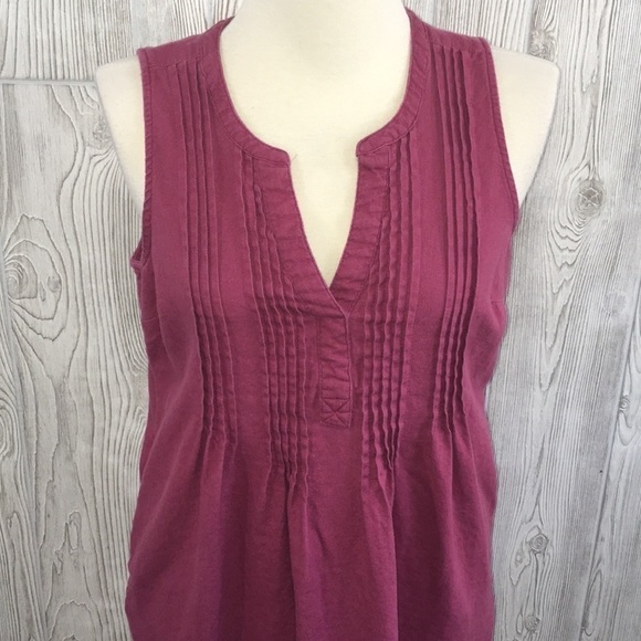SONOMA Long Tunic Top Magenta Purple Size Medium - Picture 2 of 8